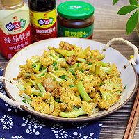 #刘畊宏女孩减脂饮食#干锅菜花的做法图解11