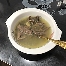 绿豆白鸽下火汤