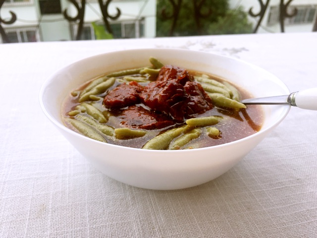 红烧牛肉菠菜汁莜面鱼鱼#西贝莜面争霸赛#的做法图解20