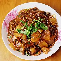 冬瓜羊肉炖粉条的做法图解6