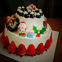 圣诞快乐主题蛋糕#九阳烘焙剧场#的做法图解15