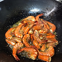 大虾炒白菜的做法图解4