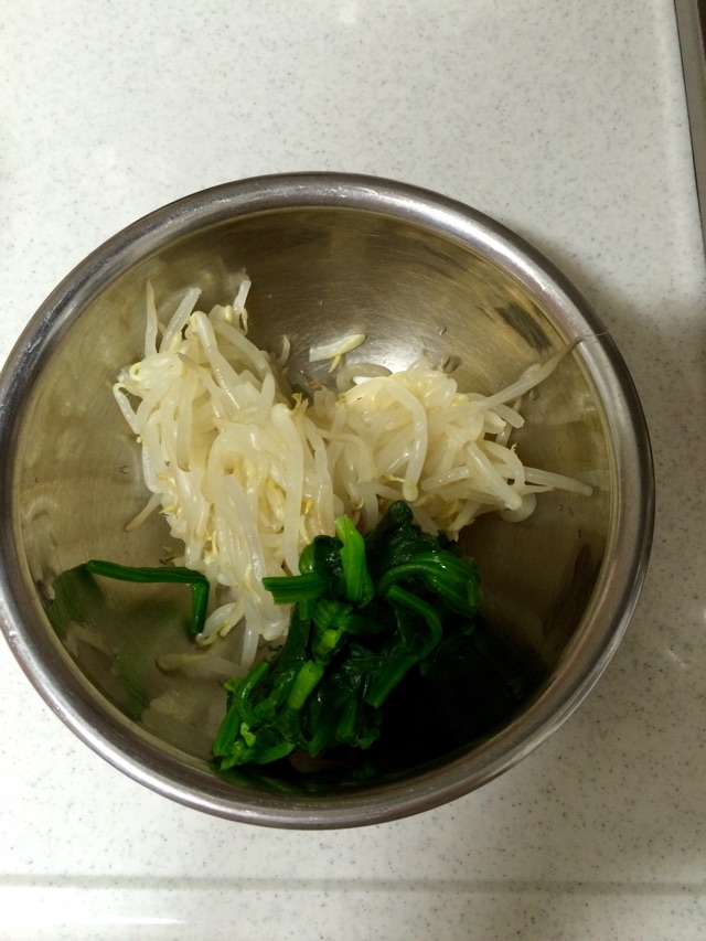 和风菠菜绿豆芽的做法图解8