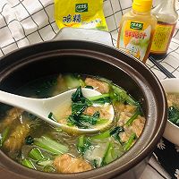 暖暖的砂锅酥菜煲的做法图解8