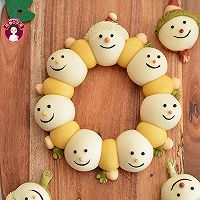 雪人花环馒头的做法图解18