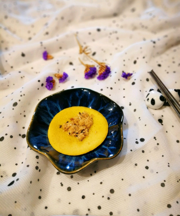 奶香肉松小米饼的做法