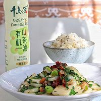 荠菜香菇炒年糕，一口一个春天的做法图解12