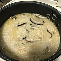 咸蛋黄香菇鸡丝粥的做法图解10