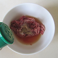 千张韭菜薹炒牛肉丝的做法图解2