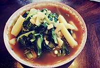 土豆条炖小白菜的做法