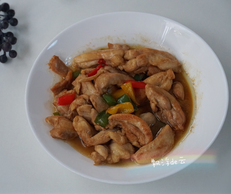 快手家常菜--彩椒炒鸡肉的做法
