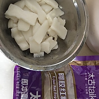 红糖炒白粿的做法图解1