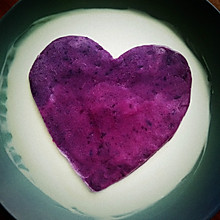 爱心紫薯饼