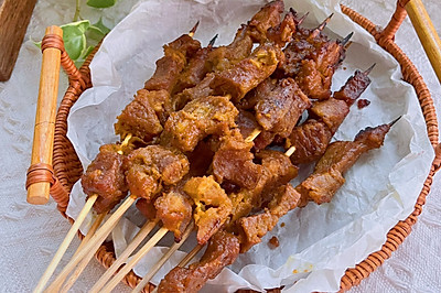 沙嗲牛肉烤串