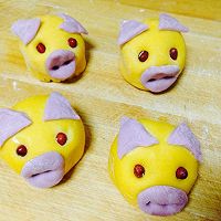 小猪豆沙包的做法图解15