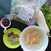 #肉食者联盟# 萝卜腐竹焖牛腩的做法图解1
