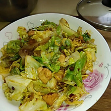 鸡肉豆豉圆白菜