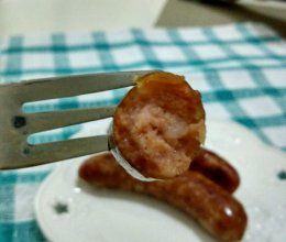 自制脆皮肠台湾烤肠儿童烤香肠的做法