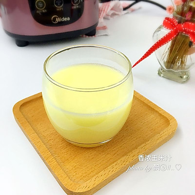 香浓玉米汁--美的智能wifi加热破壁料理机