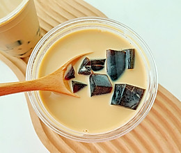 自制黑钻烤奶~这杯秋天的奶茶自己也能做的做法
