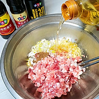 翡翠百财～白菜猪肉虾仁水饺的做法图解2