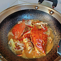 #名厨汁味正当夏#葱姜梭子蟹的做法图解8
