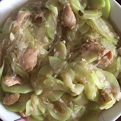 葫芦瓜焖粉丝