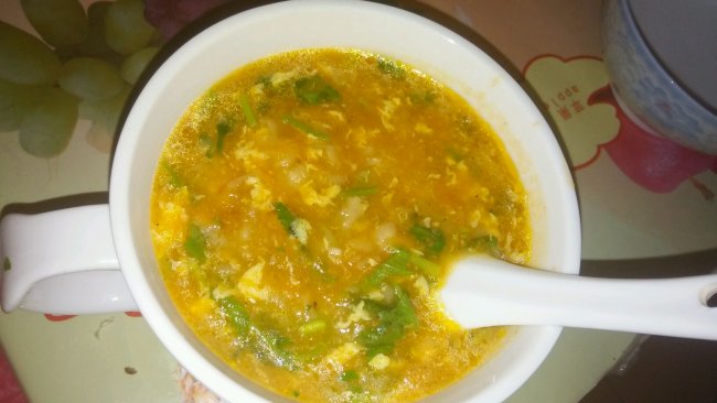 南瓜鸡蛋疙瘩汤的做法