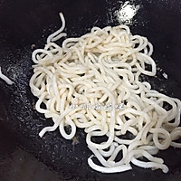 快手炒乌冬面的做法图解3