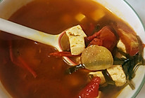 西红柿豆腐汤（超好喝）的做法