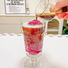 #莓语健康日记#蔓越莓气泡冰美式
