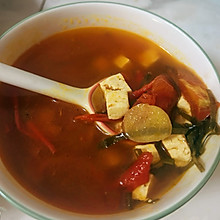 西红柿豆腐汤（超好喝）