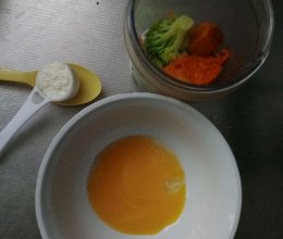 辅食一:蔬菜蛋羹的做法