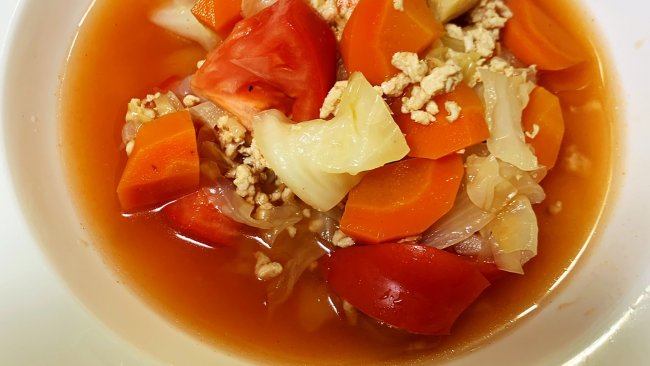 减肥青菜汤的做法