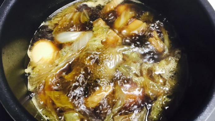 小花儿营养系列----猪肉白菜炖粉条 电高压锅版