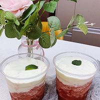 #夏日多巴胺饮品#西瓜酪酪奶盖的做法图解8