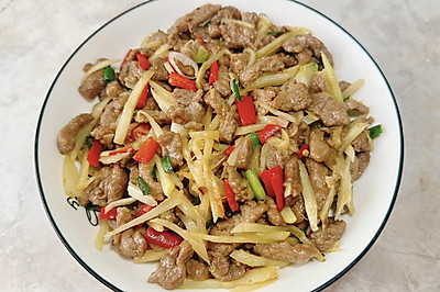 姜丝牛肉