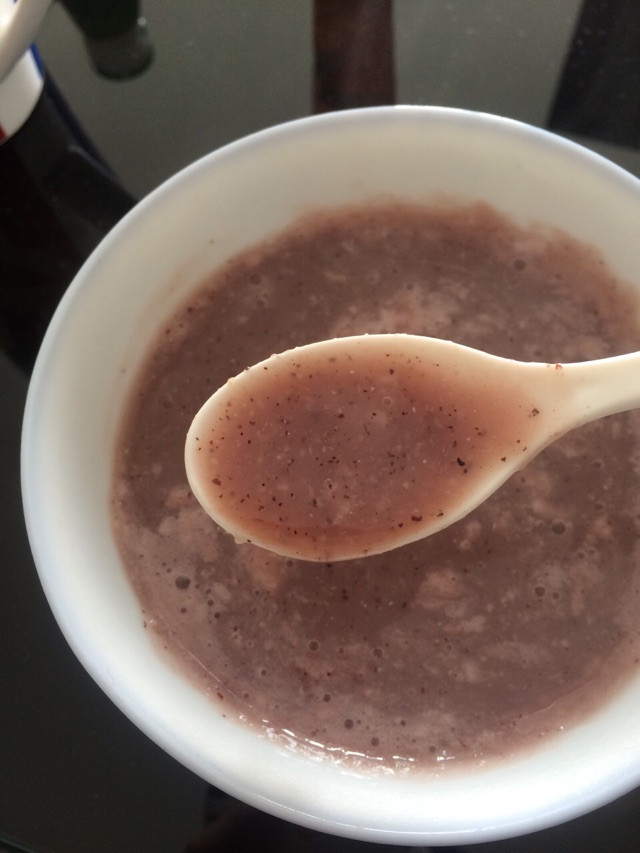 养颜红豆麦片黑米米糊的做法