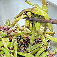 #寻味外婆乡，香聚中国年#干煸四季豆的做法图解12