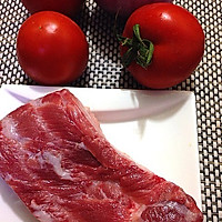 西红柿烧红烧肉的做法图解1
