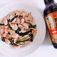 #东古滋味 幸福百味#鲜上鲜的香葱炒河虾的做法图解7