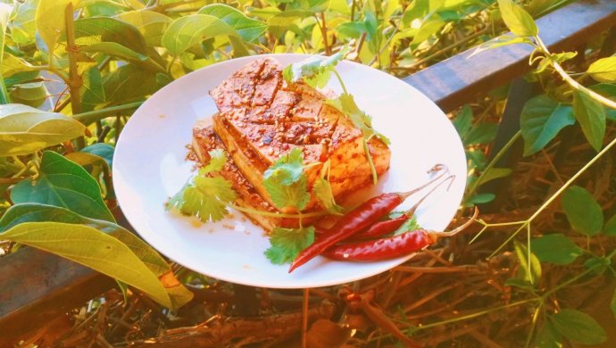 香辣烤豆腐