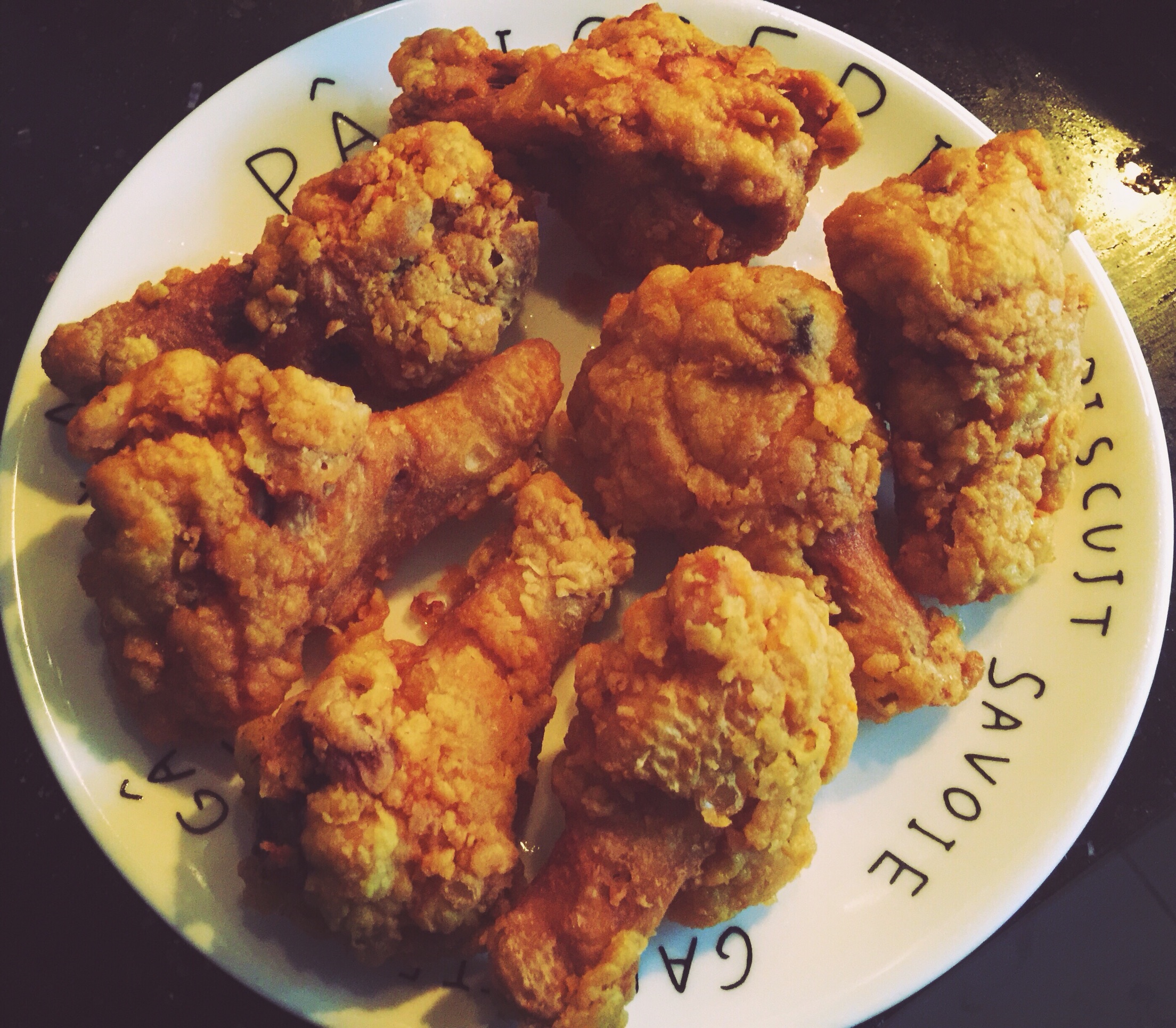 Fried chicken leg