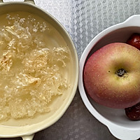 #流感季饮食攻略#苹果红枣银耳汤的做法图解1