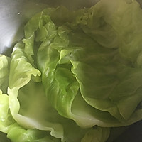 圆白菜包饭（附西兰花茎不浪费方法）—— 素食·一人食的做法图解3