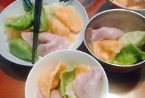 彩色饺子的做法