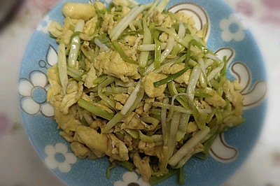 韭菜黄炒鸡蛋