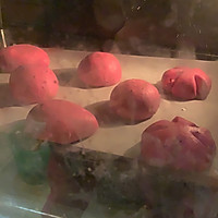 火龙果香芋豆沙面包的做法图解6