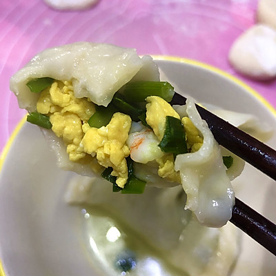 韭菜虾仁饺子