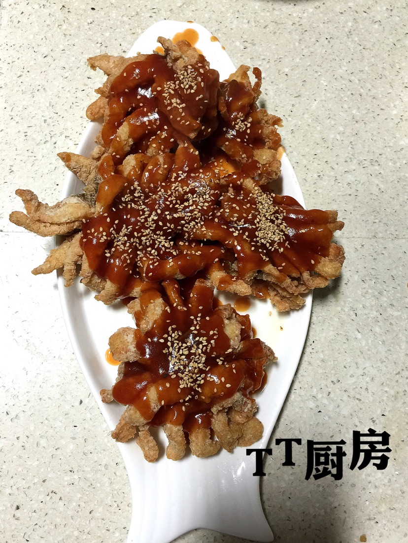 菊花鱼 （详细切鱼版）的做法图解11
